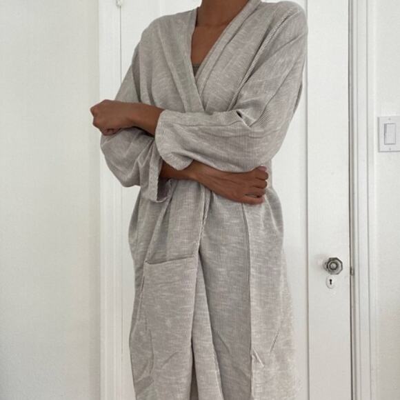 DONNI Womens Gray Open Long Cardigan One Size NWOT - Picture 2 of 11